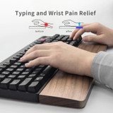 Walnut Wooden Wrist Rest with Anti-Slip