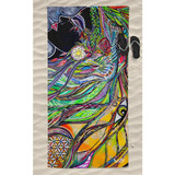 NEON SYNCHRONICITY THROW TOWEL