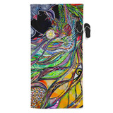NEON SYNCHRONICITY THROW TOWEL