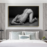 The Beauty of the Woman Body on Canvas-Printed