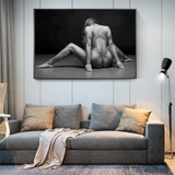 The Beauty of the Woman Body on Canvas-Printed
