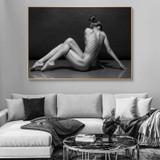 The Beauty of the Woman Body on Canvas-Printed