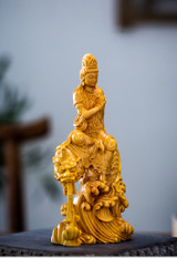 Wood Buddha Statue