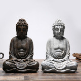 Vintage Sitting Buddha Statue