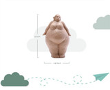 Nordic Fat Lady Modern Statues