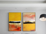 Modern Abstract Multicolored Canvas handmade Painting