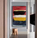 Modern Abstract Multicolored Canvas handmade Painting