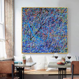 Abstract Painting Splatter Drip Painting