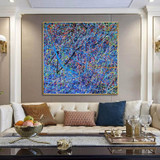 Abstract Painting Splatter Drip Painting