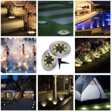 12Pcs LED Solar Power Waterproof Garden Lights for Outdoor