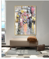 Abstract wall art canvas wall