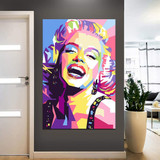 Abstract Colorful Marilyn Monroe Art