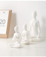 Modern Yoga Modeling Sculptures