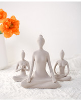 Modern Yoga Modeling Sculptures