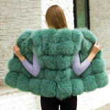 Top Quality Luxury Arctic Fox Fur Jacket/Vest Top Quality Luxury Arctic Fox Fur Jacket/Vest
