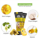 24K Gold Collagen Face Mask - Anti Aging Remove Wrinkle Skin Care