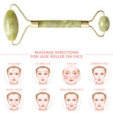 Jade Roller Slimming Face Massage - Double Head Roller