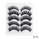 5 pairs 5D Mink Eyelashes Extension