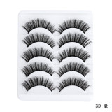 5 pairs 5D Mink Eyelashes Extension