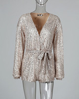 Elegant Short Jumpsuit Long Sleeve