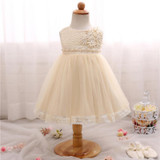 Newborn Girl Dress Infant Christening Gown Dress For Baby Girl 1 2 Year Birthday Party Baby Child Clothing Toddler Girls Clothes