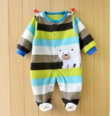 Newborn Fleece Baby Rompers Colorful Baby Boys Girls Clothing Spring Autumn New Born Jumpsuits Roupas Bebes Baby Girls Clothes