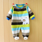 Newborn Fleece Baby Rompers Colorful Baby Boys Girls Clothing Spring Autumn New Born Jumpsuits Roupas Bebes Baby Girls Clothes