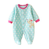 Newborn Fleece Baby Rompers Colorful Baby Boys Girls Clothing Spring Autumn New Born Jumpsuits Roupas Bebes Baby Girls Clothes