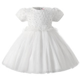 Newborn Dress Infant Baby Girl Christening Gown Toddler Girls 1 Year Birthday Gift White Lace Baptism Dress Baby Weding Dresses