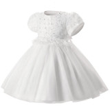 Newborn Dress Infant Baby Girl Christening Gown Toddler Girls 1 Year Birthday Gift White Lace Baptism Dress Baby Weding Dresses