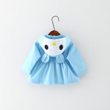 Newborn Clothing Baby Girl Coat 2017 Autumn Cute Bunny Infant Clothes For Children Baby Girls Fashion Clothing Hooded Outwear