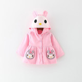 Newborn Clothing Baby Girl Coat 2017 Autumn Cute Bunny Infant Clothes For Children Baby Girls Fashion Clothing Hooded Outwear
