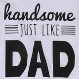 newborn Cotton baby dad onesie baby Rompers Girls Boys Clothes baby boy clothing set