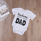 newborn Cotton baby dad onesie baby Rompers Girls Boys Clothes baby boy clothing set