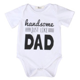 newborn Cotton baby dad onesie baby Rompers Girls Boys Clothes baby boy clothing set
