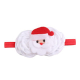Newborn Christmas Headwear Girls kids Hair Bands Bows Headbands Flower Hair Accessories ornaments Elastic bands rim on the head