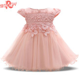 Newborn Bebes Dress For Baptism Christening Gown Baby Girl 1st 2nd Birthday Outfits Infant Party Dress Girl Clothes 3-24 Months