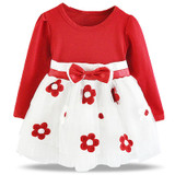 Newborn Bebes Baptism Dress Brand Winter Girl Clothes Flower Baby Girl Wedding Christening Gown Tutu 1 2 Years Birthday Outfits