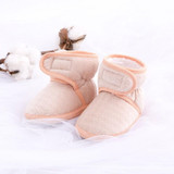 Newborn Baby Shoes Infant Toddler Winter Warm Fleece Newborn Soft Bottom Anti-skid First Walkers Shoes