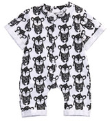 Newborn Baby Kids Boy Girl Cartoon Monkey Romper Clothes Short Sleeve Bebes Infant Jumpsuit One Pieces Outfits Clothing