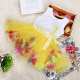 Newborn Baby Kid Girls Lace Dresses Cute Princess Party Tutu Bow Flower Dresses Clothes