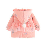 Newborn Baby Handmade Cotton Parkas Coat Children Cotton Cashmere Outwear Plus Snow Wear Warm Thickening Outerwear Tops Clothing