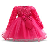 Newborn Baby Girls Wedding Dress Girl Clothes Formal Ball Birthday Party Princess kids Tutu Dress Infant Girl Dresses Winter