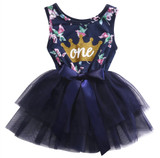 Newborn Baby Girls Sleeveless Sundress Floral Summer Ruffle Tulle Party Dress Clothes
