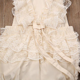 Newborn Baby Girls Floral Lace Ruffle Romper Jumpsuit Sunsuit Clothes Girl Romper