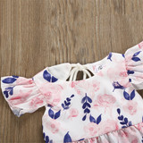 Newborn Baby Girls fLORAL Party Princess Pageant Wedding Tutu Kids Toddler Flower Dress
