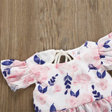 Newborn Baby Girls fLORAL Party Princess Pageant Wedding Tutu Kids Toddler Flower Dress