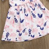 Newborn Baby Girls fLORAL Party Princess Pageant Wedding Tutu Kids Toddler Flower Dress