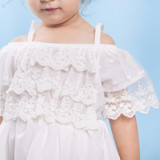 Newborn Baby Girls Dress Lace Clothing Elastic Dress For Girls Children Shoulderless Clothes PartyWedding Princess Baby Dresses