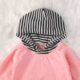 Newborn Baby Girls Clothes Set Cotton Long Sleeve Hooded Coat Tops Hoodies Flower Pants 2Pcs Baby Girl Clothing Outfits Set